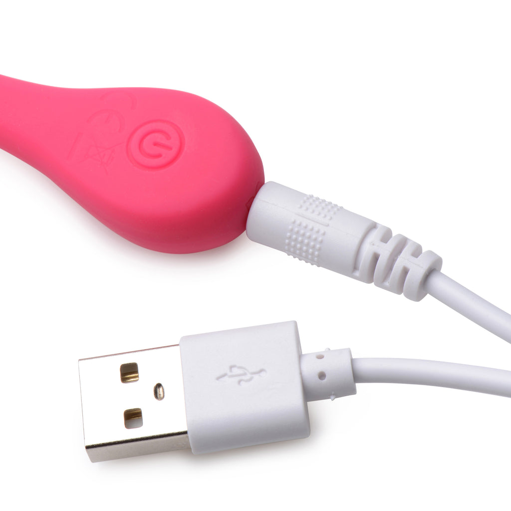 Bang! Remote Control 28X Silicone Plush Egg - Black Pink