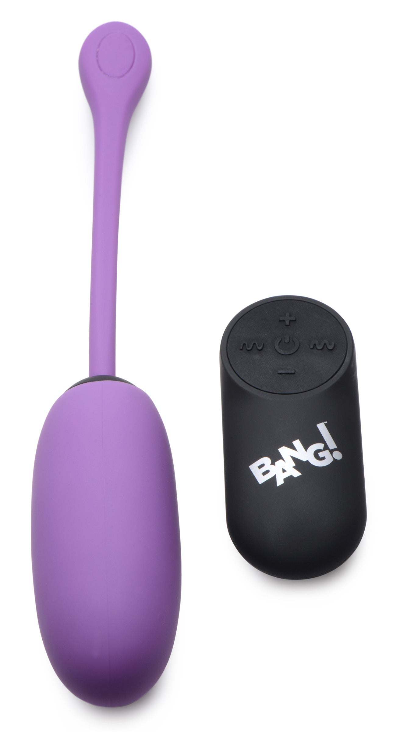 Bang! Remote Control 28X Silicone Plush Egg - Black Purple