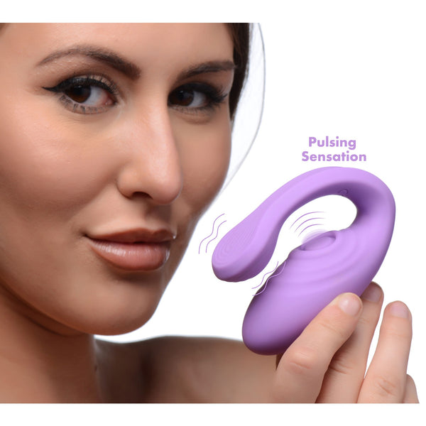 XR Brands 7X Pulse Pro Pulsating and Clit Stimulating Vibrator with Remote Control