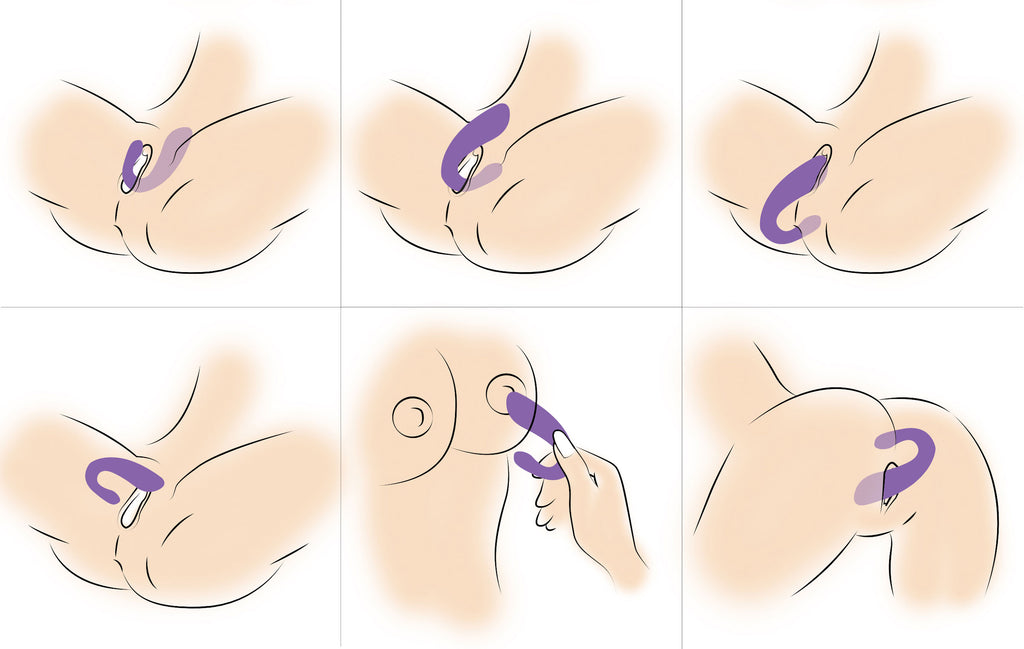 Inmi 7X Pulse Pro Pulsating and Clit Stimulating Vibrator with Remote Control Purple