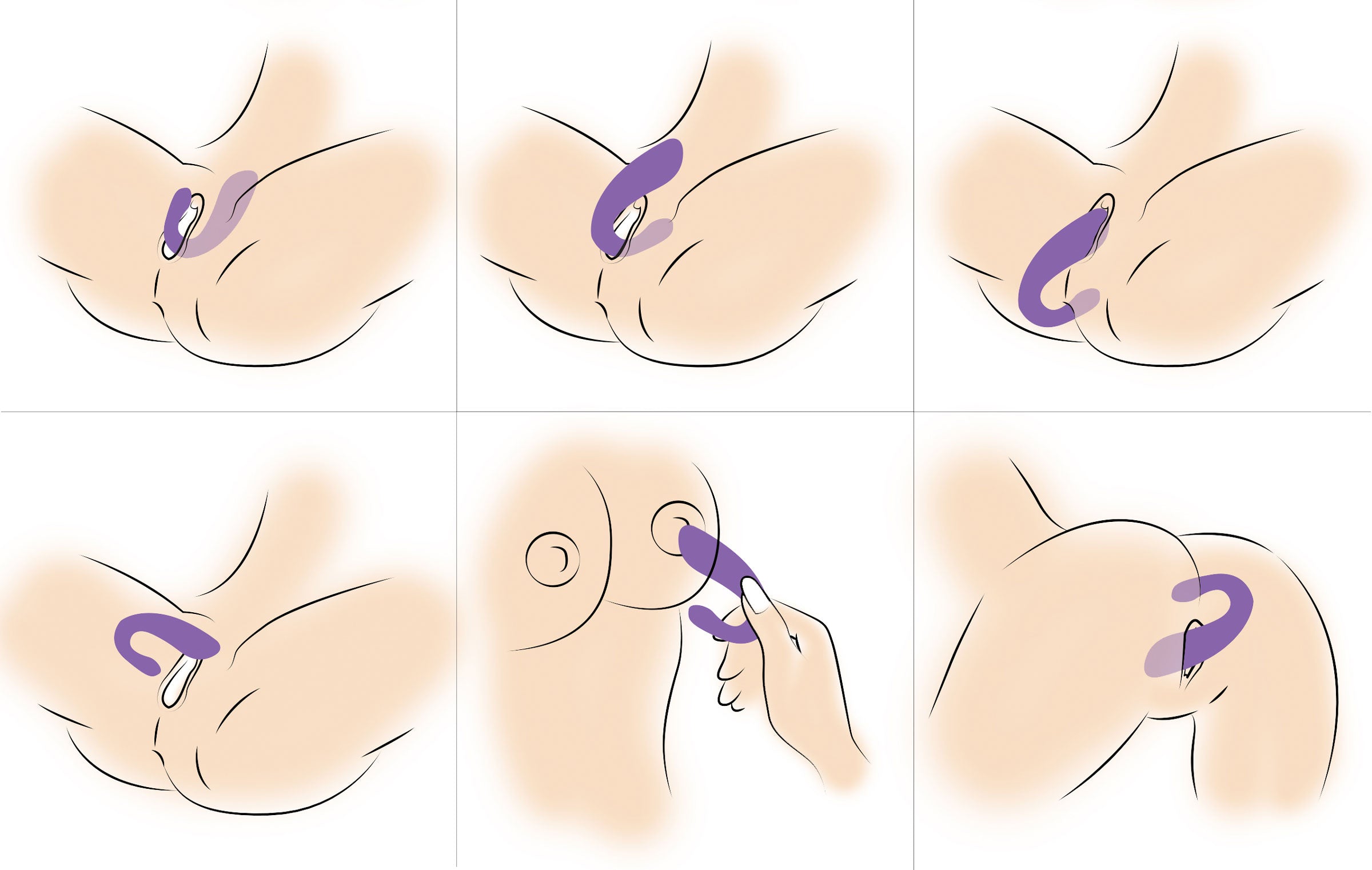 Inmi 7X Pulse Pro Pulsating and Clit Stimulating Vibrator with Remote Control Purple