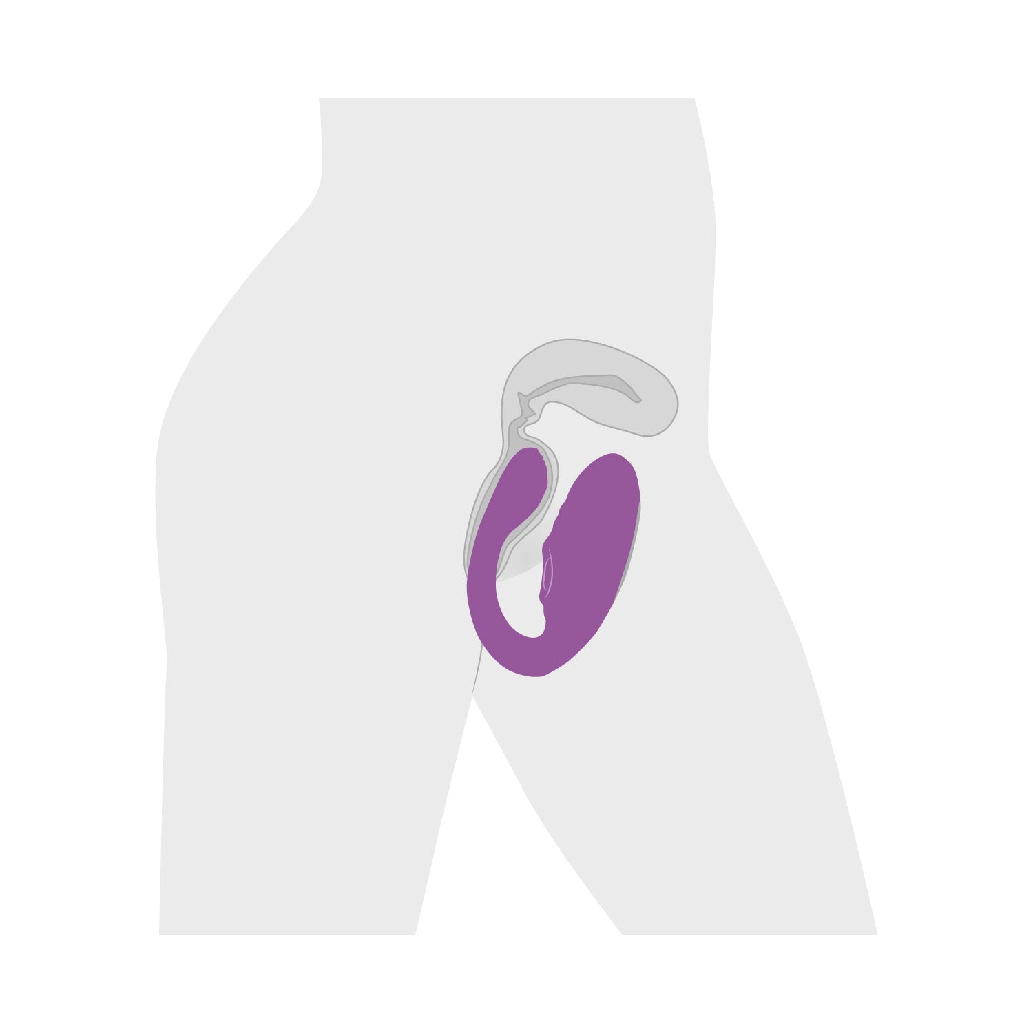 Inmi 7X Pulse Pro Pulsating and Clit Stimulating Vibrator with Remote Control Purple