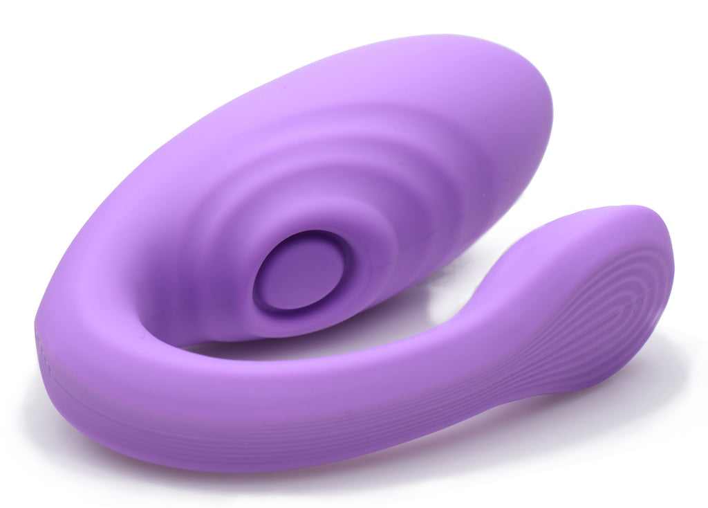 Inmi 7X Pulse Pro Pulsating and Clit Stimulating Vibrator with Remote Control Purple