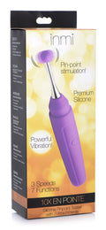 Inmi 10X En Pointe Silicone Pinpoint Teaser with Attachments Purple