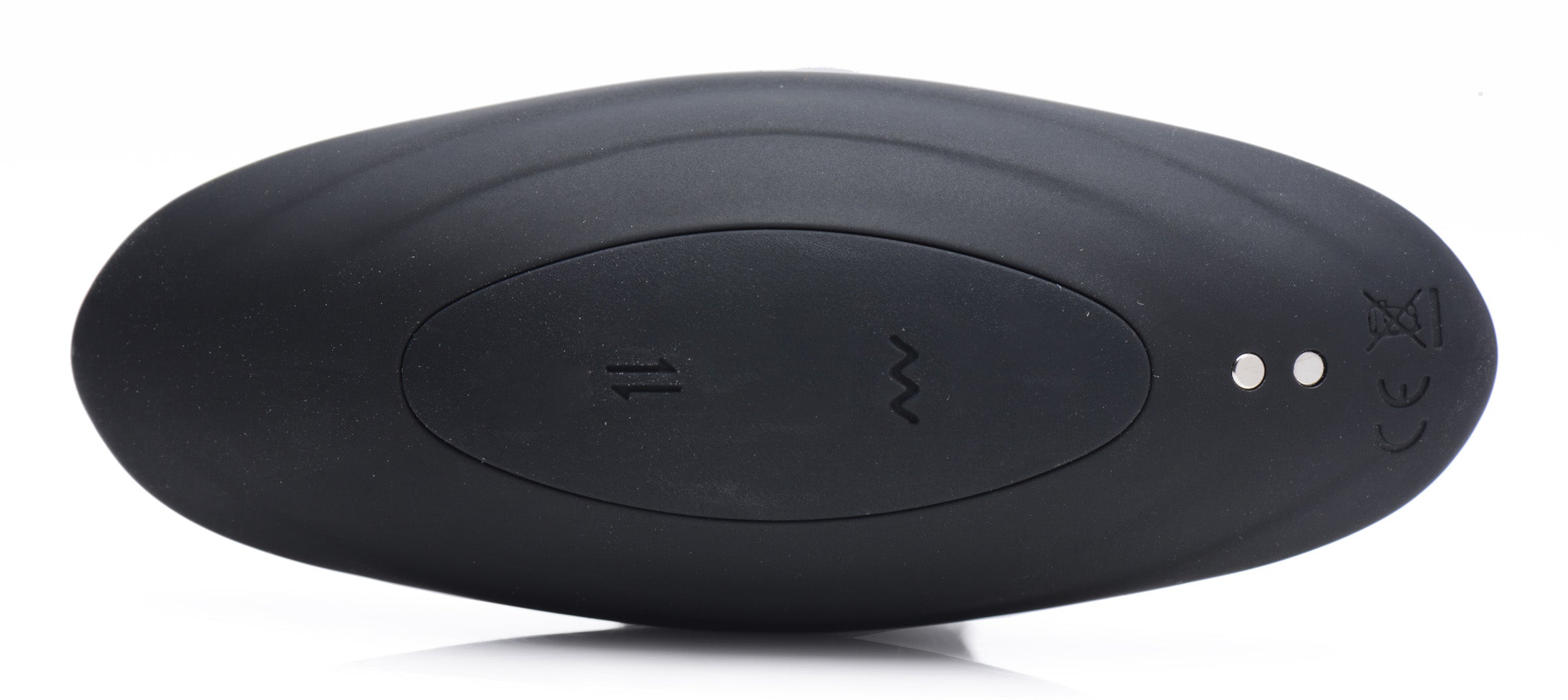 Thunderplugs Vibrating and Thrusting Remote Control Silicone Anal Plug Black