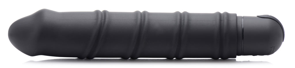 Bang! XL Silicone Bullet and Swirl Sleeve Black