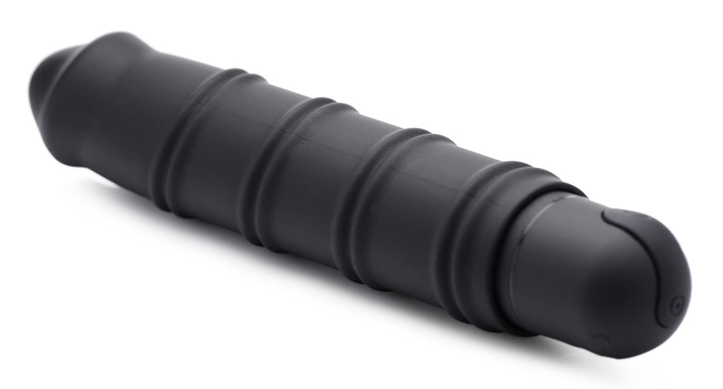 Bang! XL Silicone Bullet and Swirl Sleeve Black