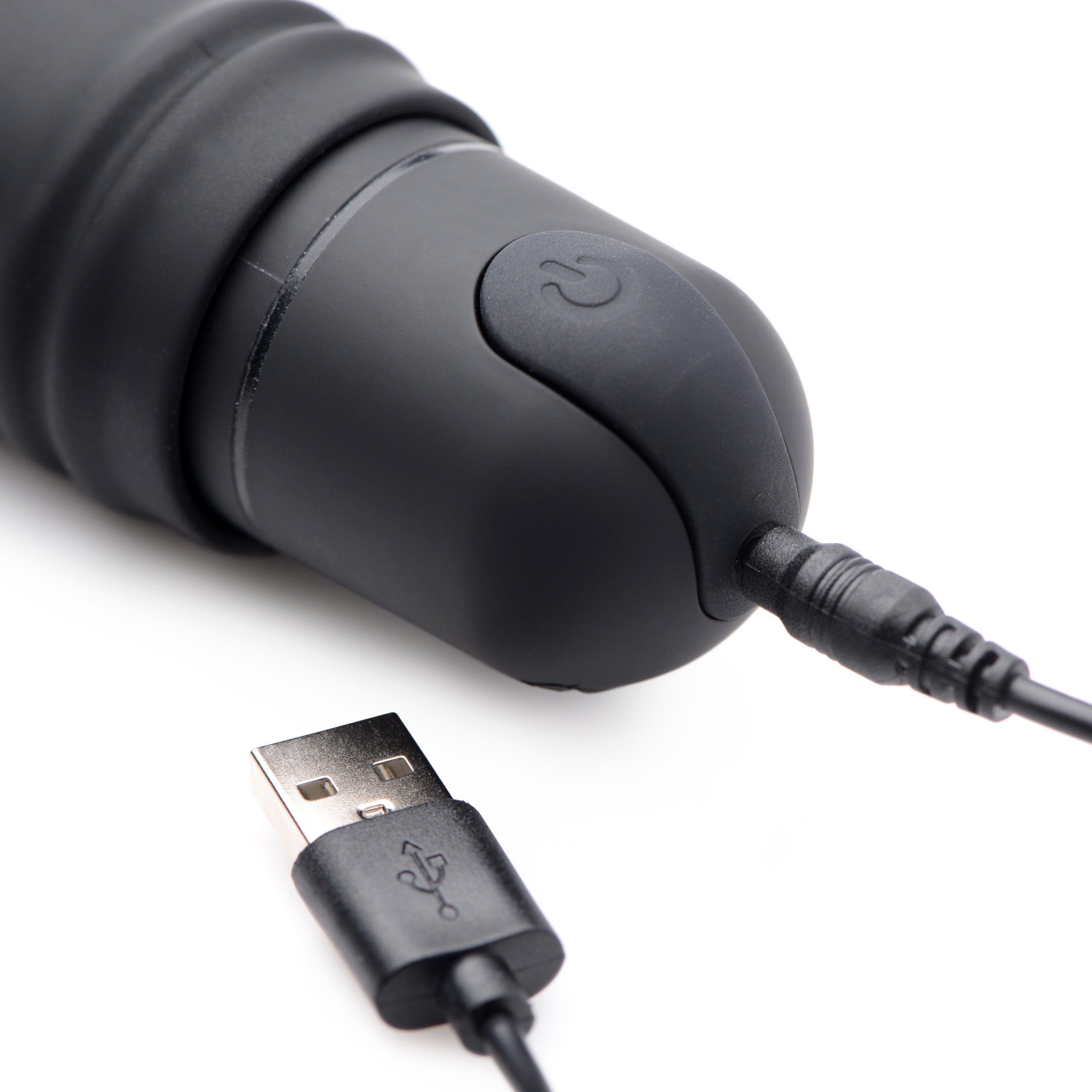 Bang! XL Silicone Bullet and Swirl Sleeve Black