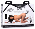 Tailz Remote Control Wagging and Vibrating Puppy Tail Anal Plug Black