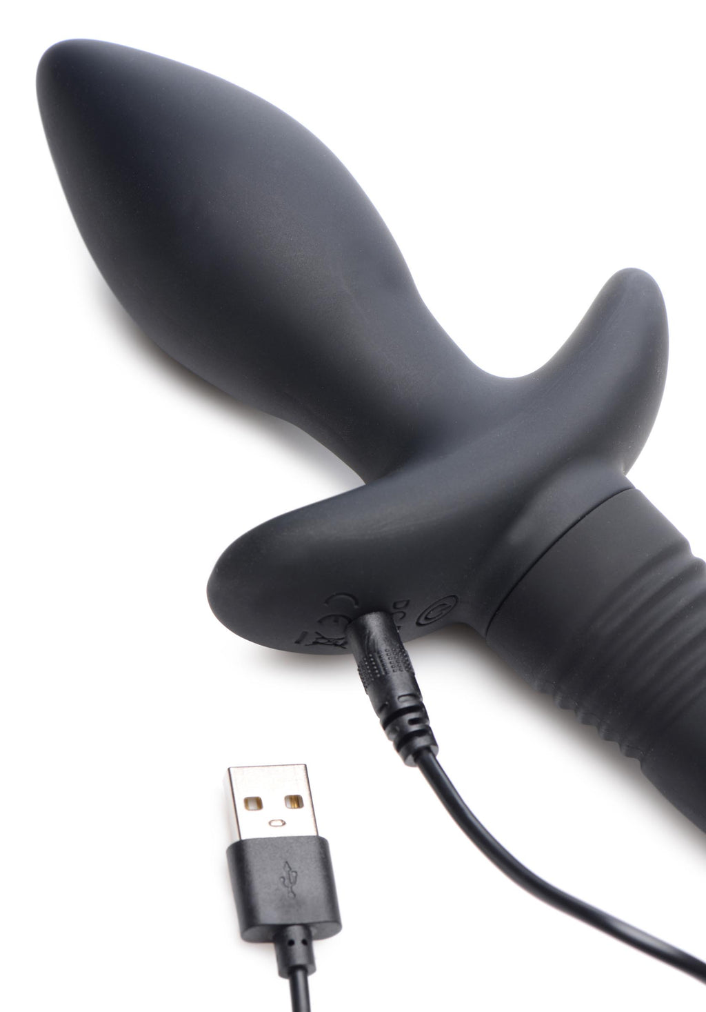 Tailz Remote Control Wagging and Vibrating Puppy Tail Anal Plug Black