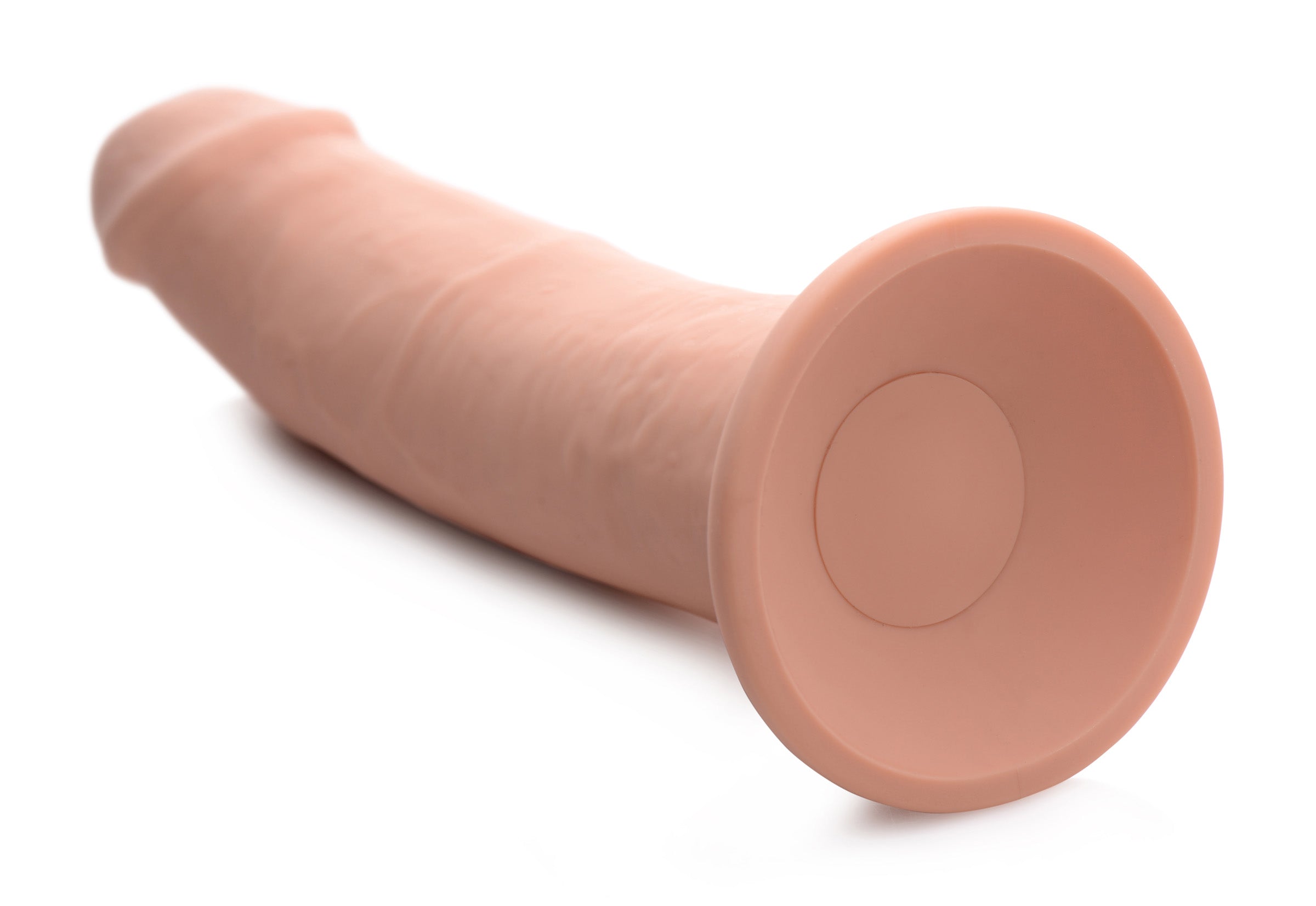 Swell 7X Inflatable and Vibrating Remote Control Silicone Dildo - 8.5 Inch Flesh