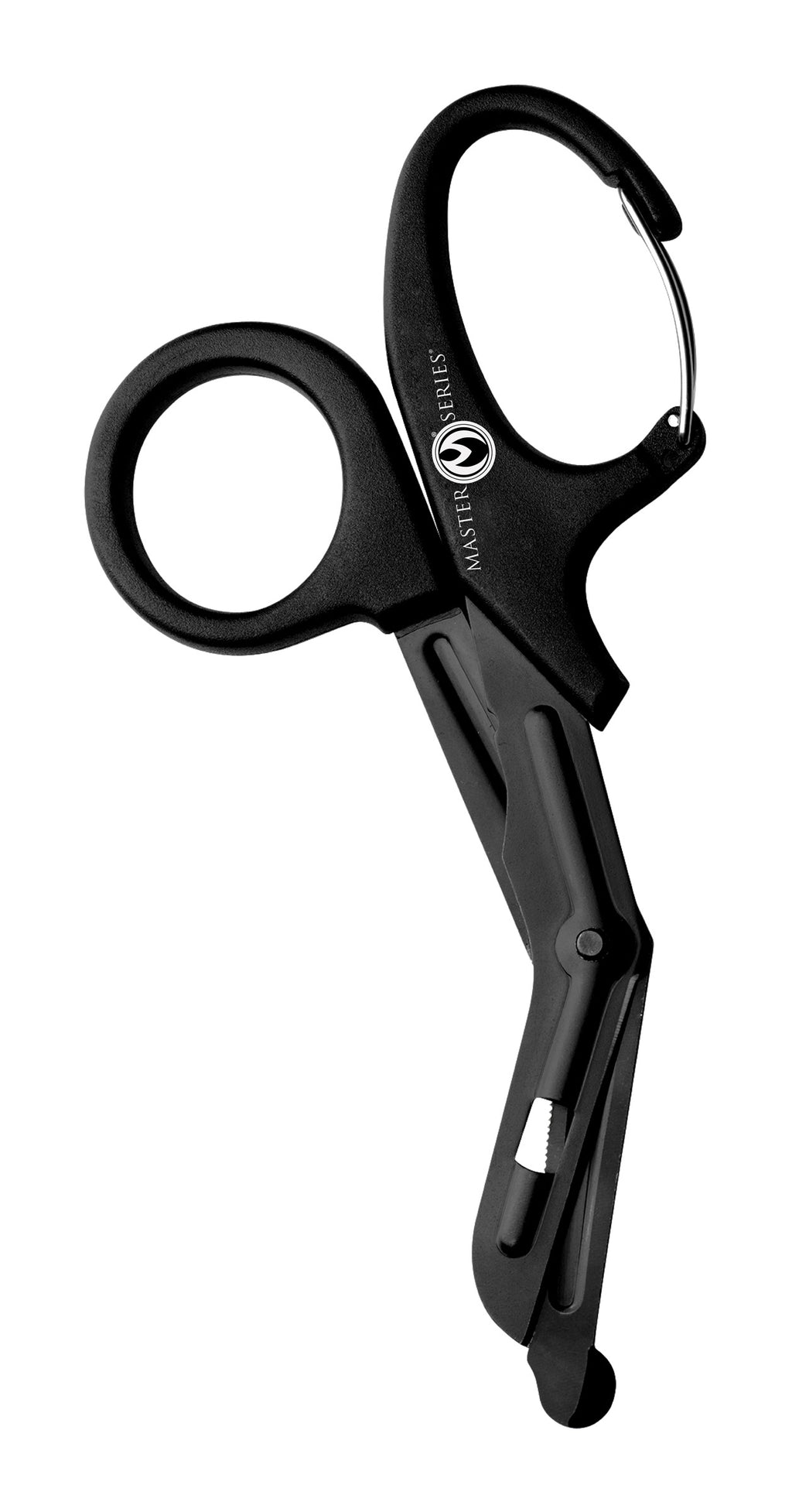 Master Series Snip Heavy Duty Bondage Scissors with Clip Black