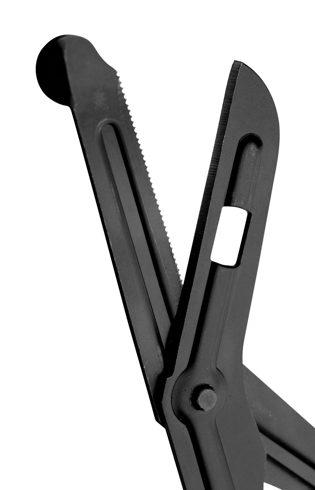 Master Series Snip Heavy Duty Bondage Scissors with Clip Black
