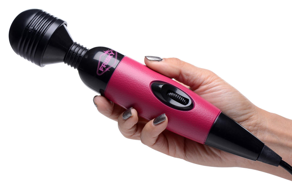 Frisky Playful Pleasure Multi-Speed Vibrating Wand - Pink Pink