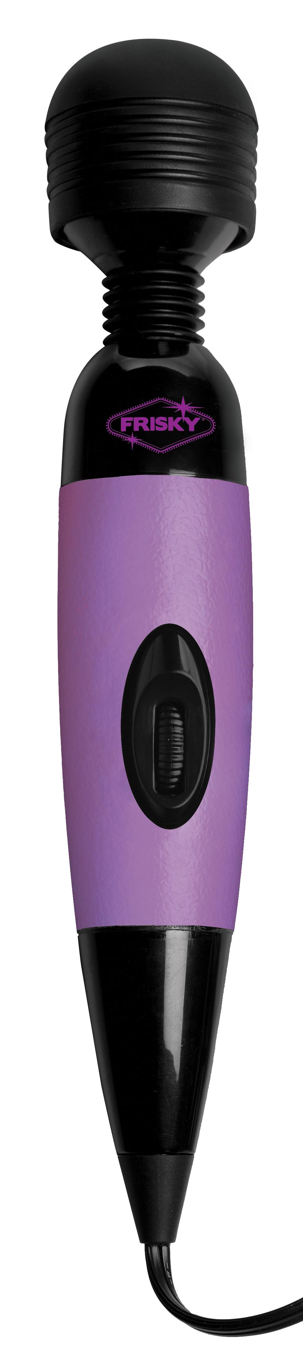 Frisky Playful Pleasure Multi-Speed Vibrating Wand - Pink Purple