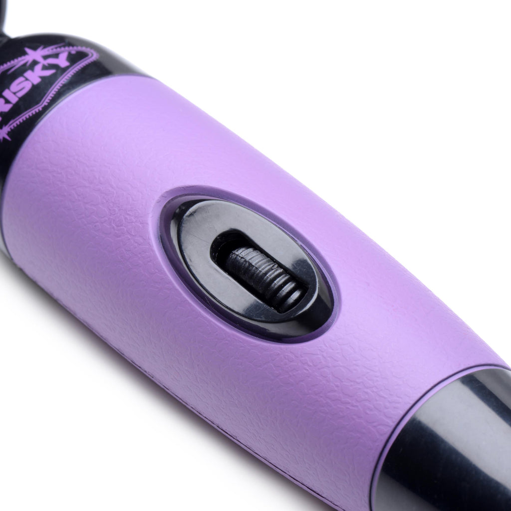 Frisky Playful Pleasure Multi-Speed Vibrating Wand - Pink Purple