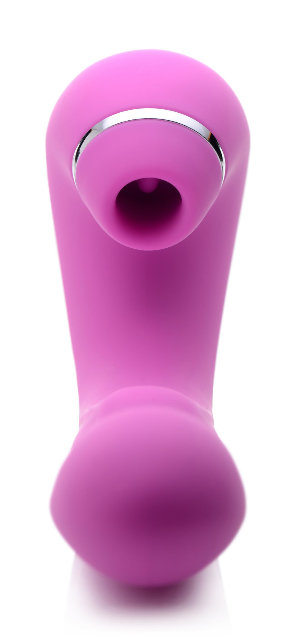 Shegasm Shegasm 5 Star 10X Tapping G-Spot Silicone Vibrator with Suction - Pink Pink