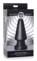 Master Series Ass Max Large Anal Plug Black