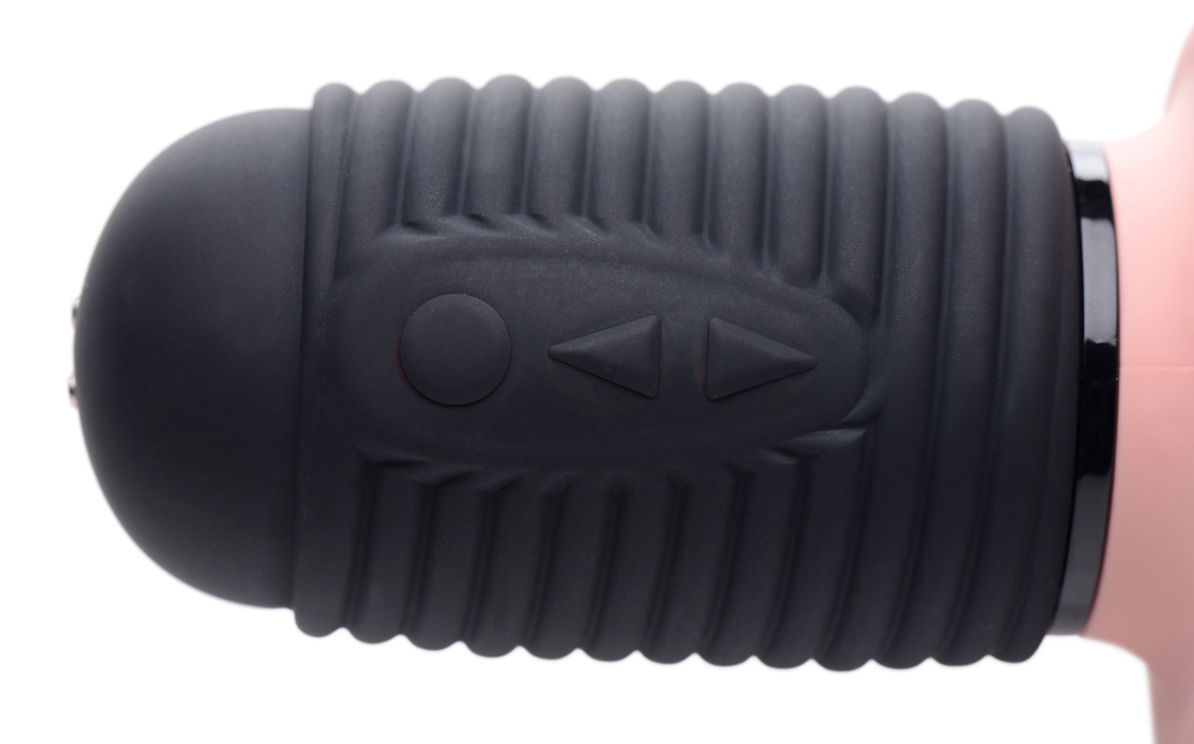 Master Series Power Pounder Vibrating and Thrusting Silicone Dildo - Light Flesh