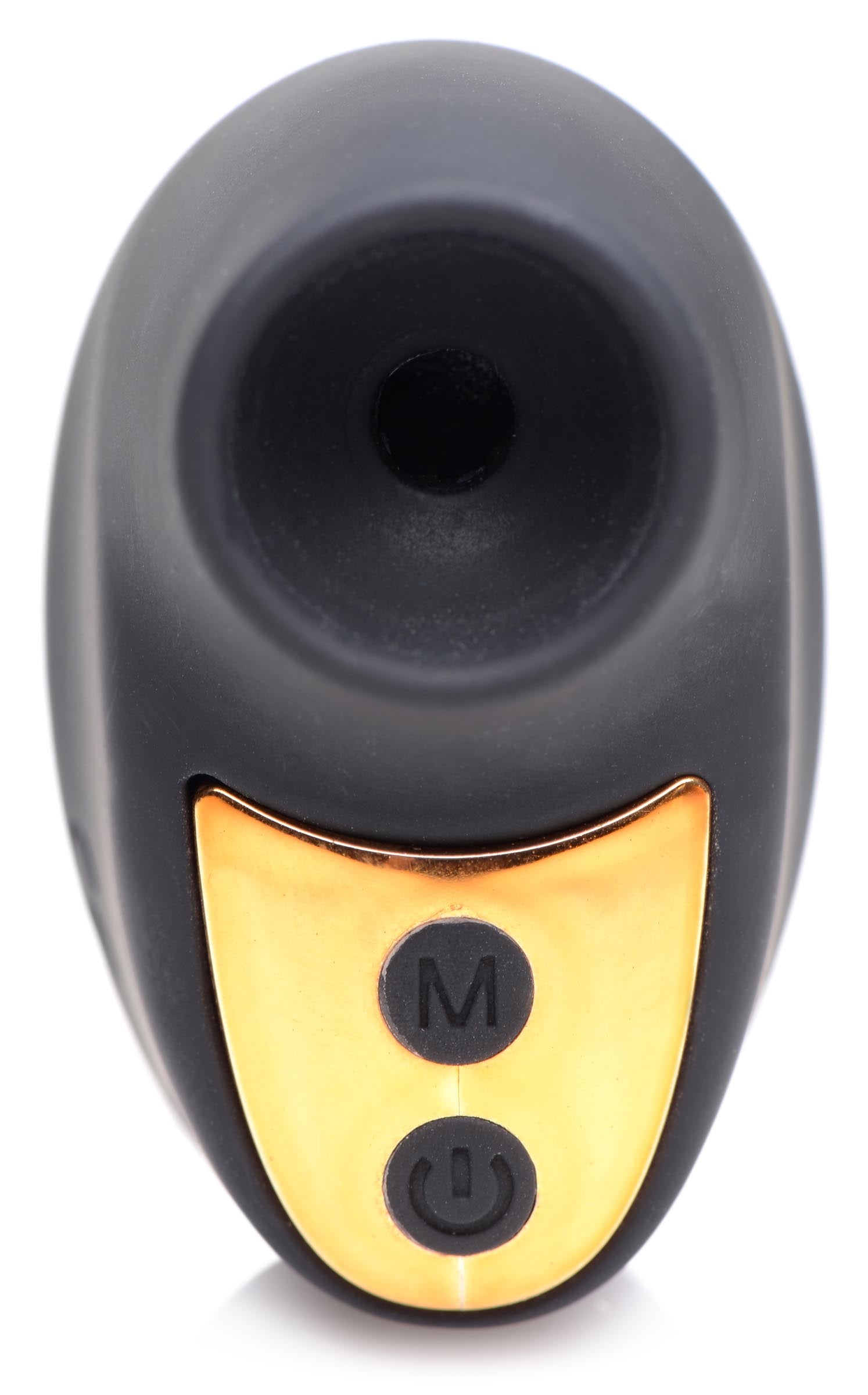 Shegasm 12X Mini Silicone Clit Stimulator - Black Black