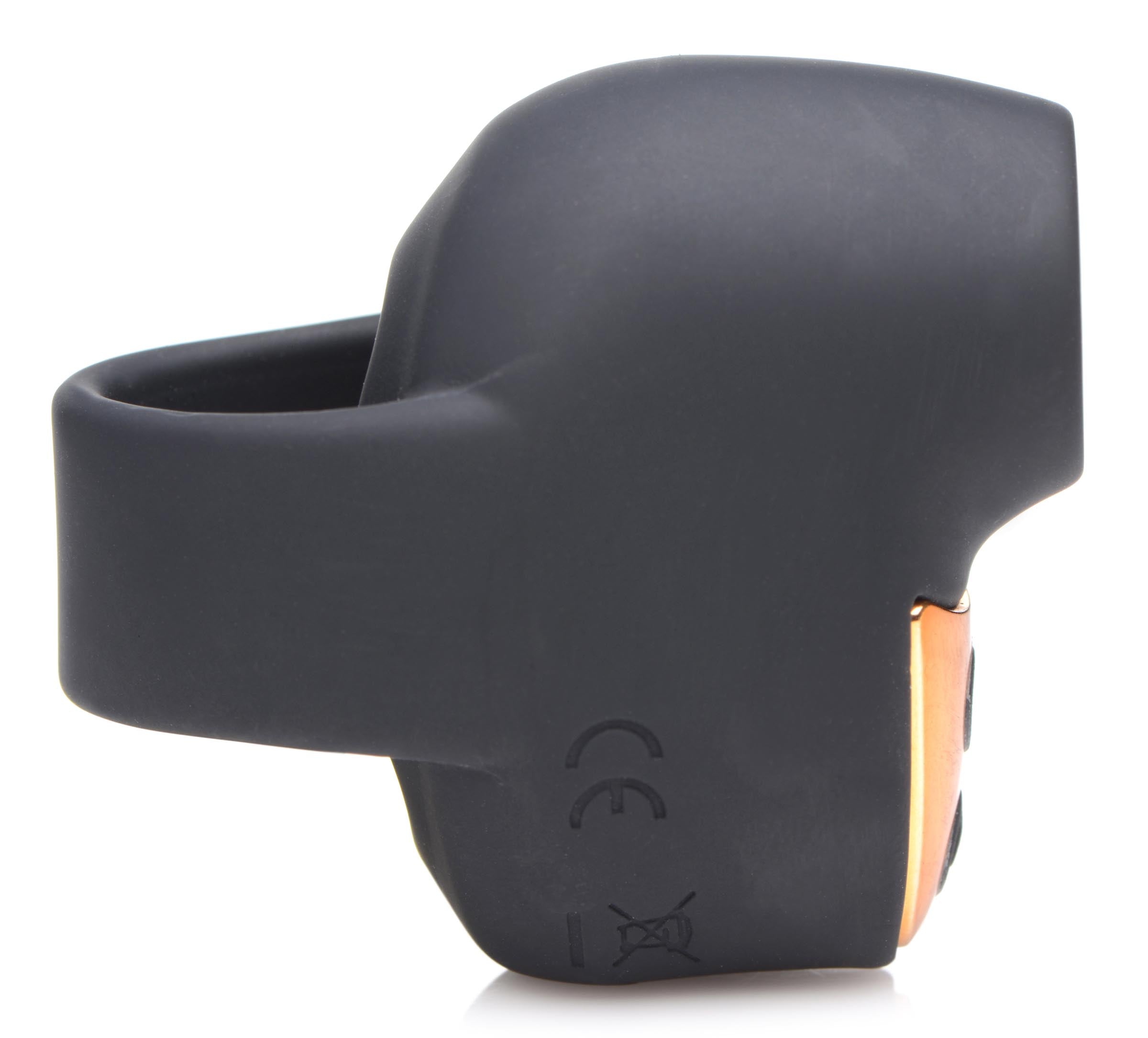 Shegasm 12X Mini Silicone Clit Stimulator - Black Black