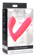 Inmi Panty Thumper 7X Thumping Silicone Vibrator with Remote Control Pink