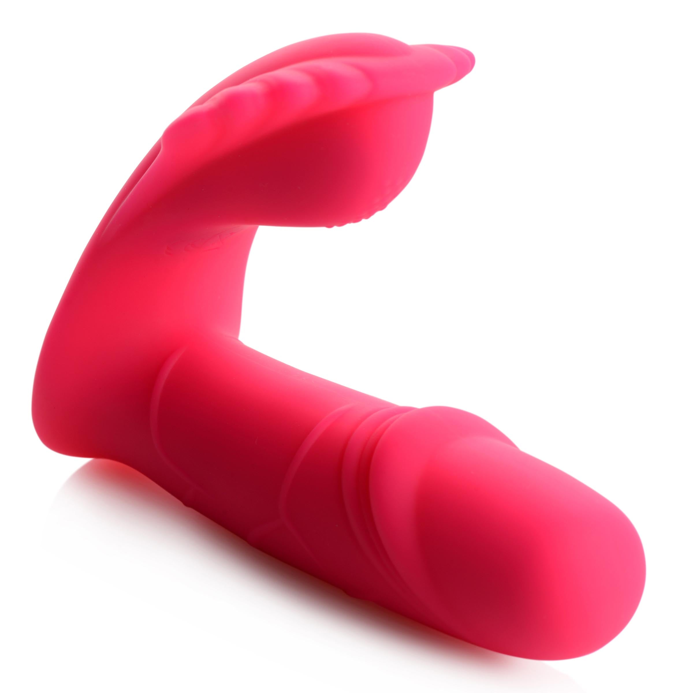 Inmi Panty Thumper 7X Thumping Silicone Vibrator with Remote Control Pink