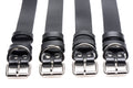 Strict Leather 4 Pack Leather Locking Bondage Straps Black