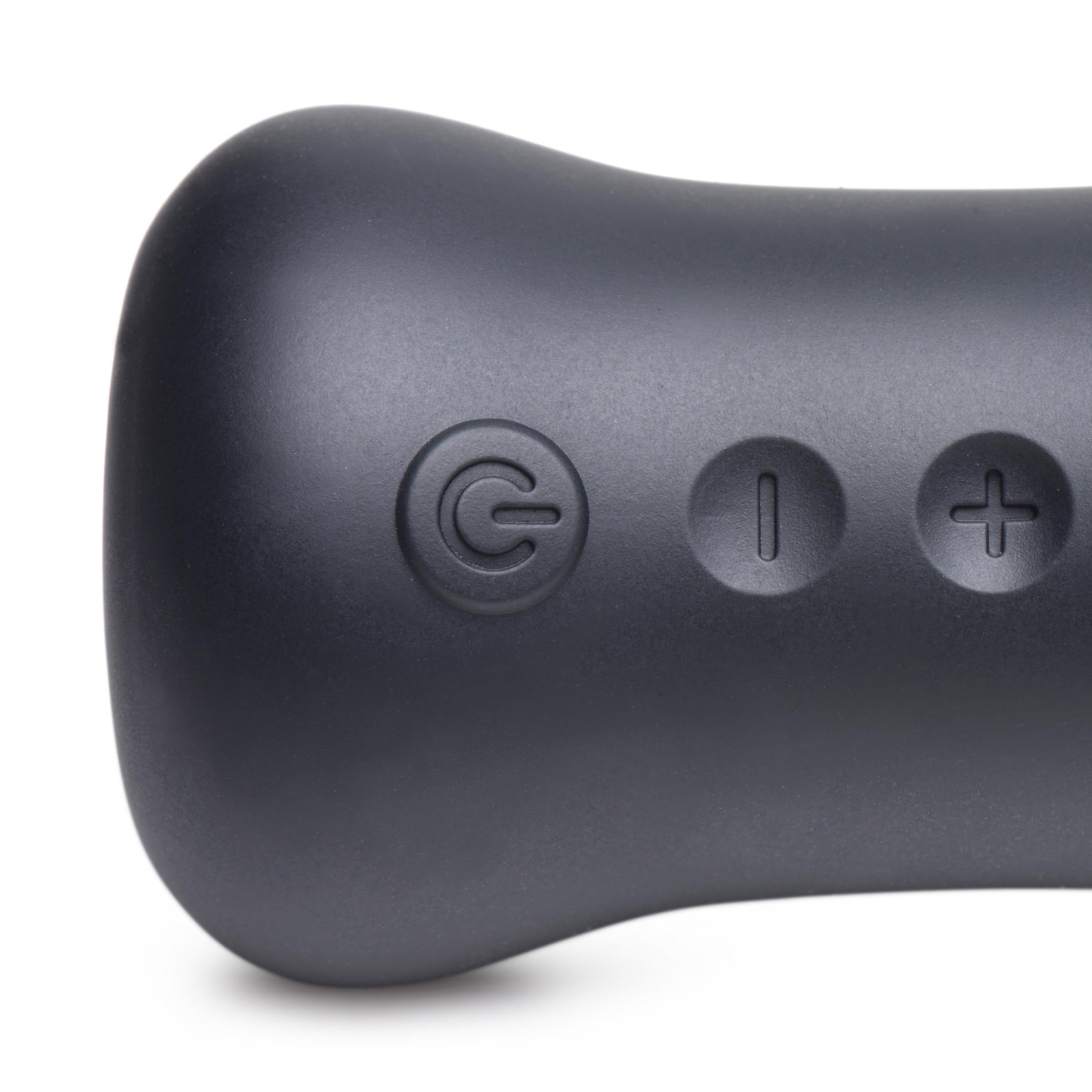 Trinity Men 10X Vibrating Silicone Stroker Black