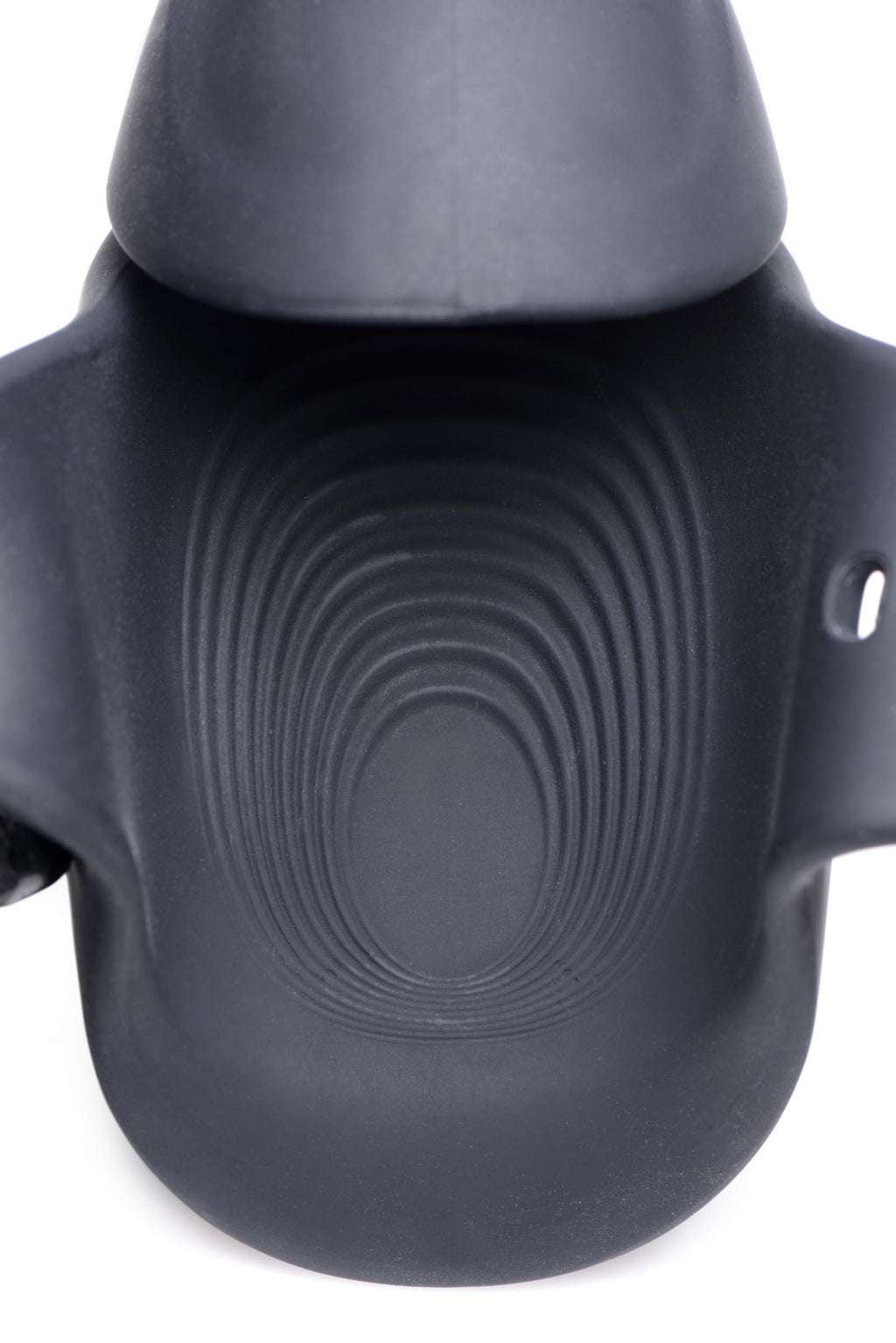 Trinity Men 8X Vibrating Silicone Penis Head Stimulator Black