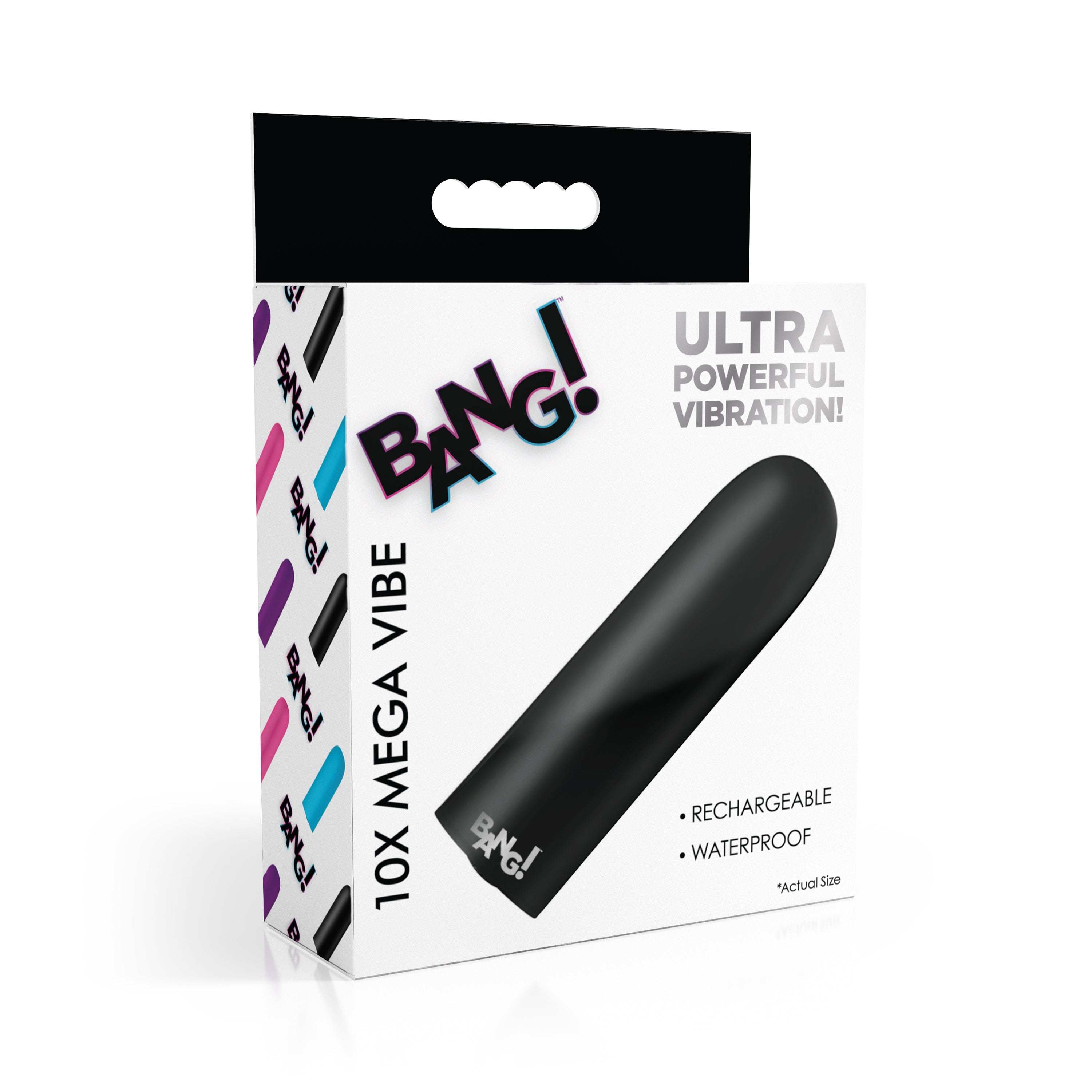 Bang! 10X Mega Vibrator - Black Black