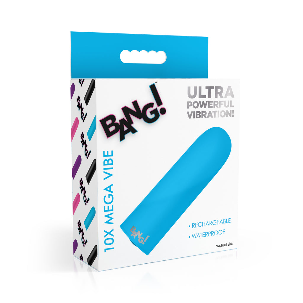 Bang! 10X Mega Vibrator - Black Blue