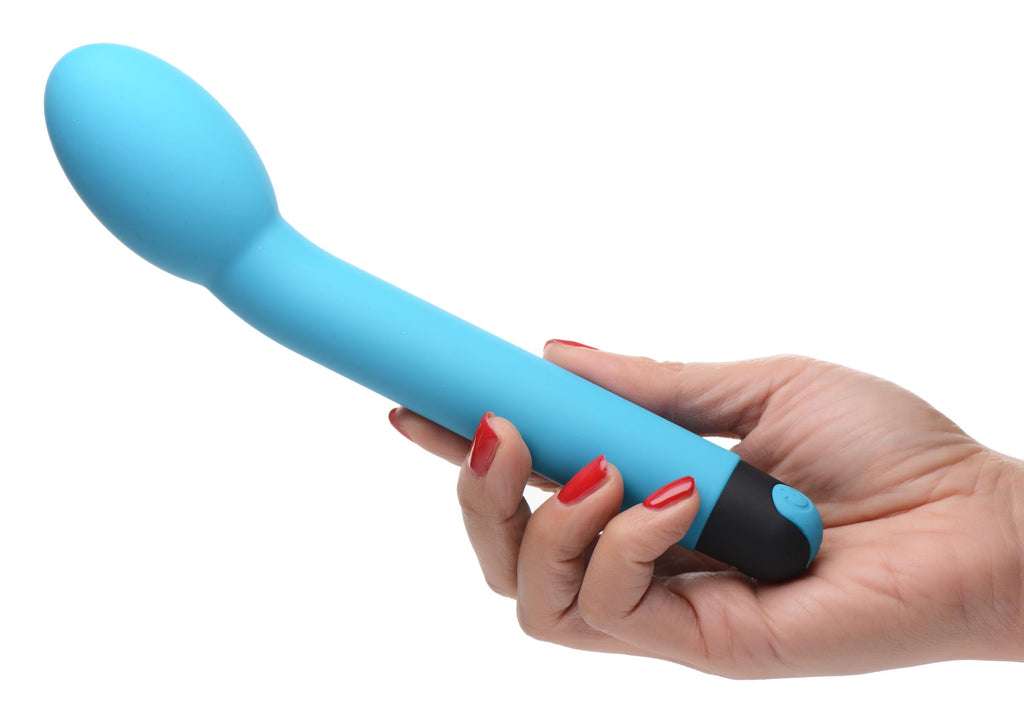 Bang! 10X Silicone G-Spot Vibrator - Black Blue