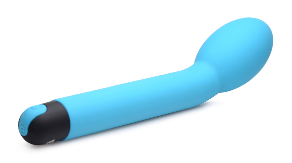 Bang! 10X Silicone G-Spot Vibrator - Black Blue