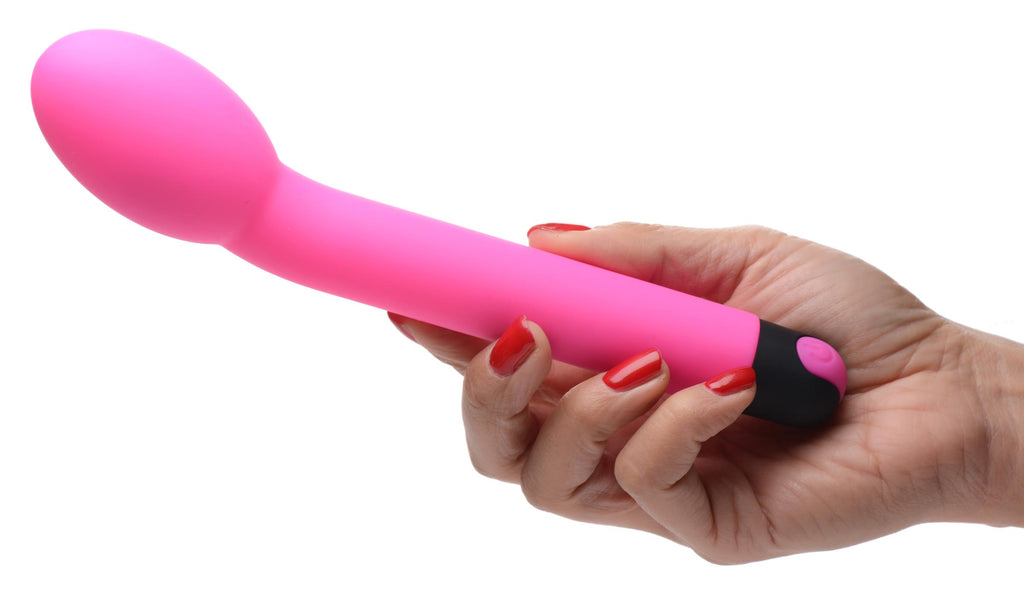 Bang! 10X Silicone G-Spot Vibrator - Black Pink