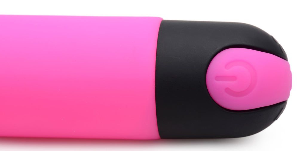 Bang! 10X Silicone G-Spot Vibrator - Black Pink