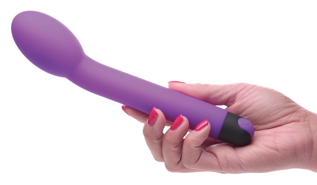 Bang! 10X Silicone G-Spot Vibrator - Black Purple