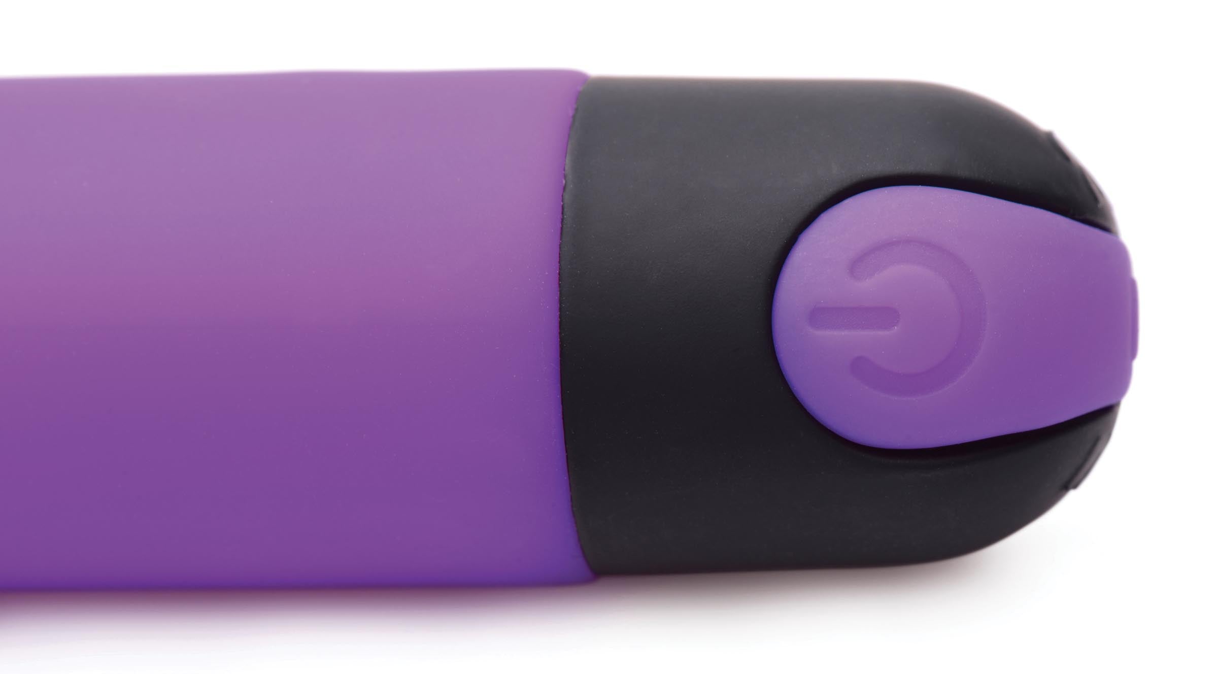 Bang! 10X Silicone G-Spot Vibrator - Black Purple