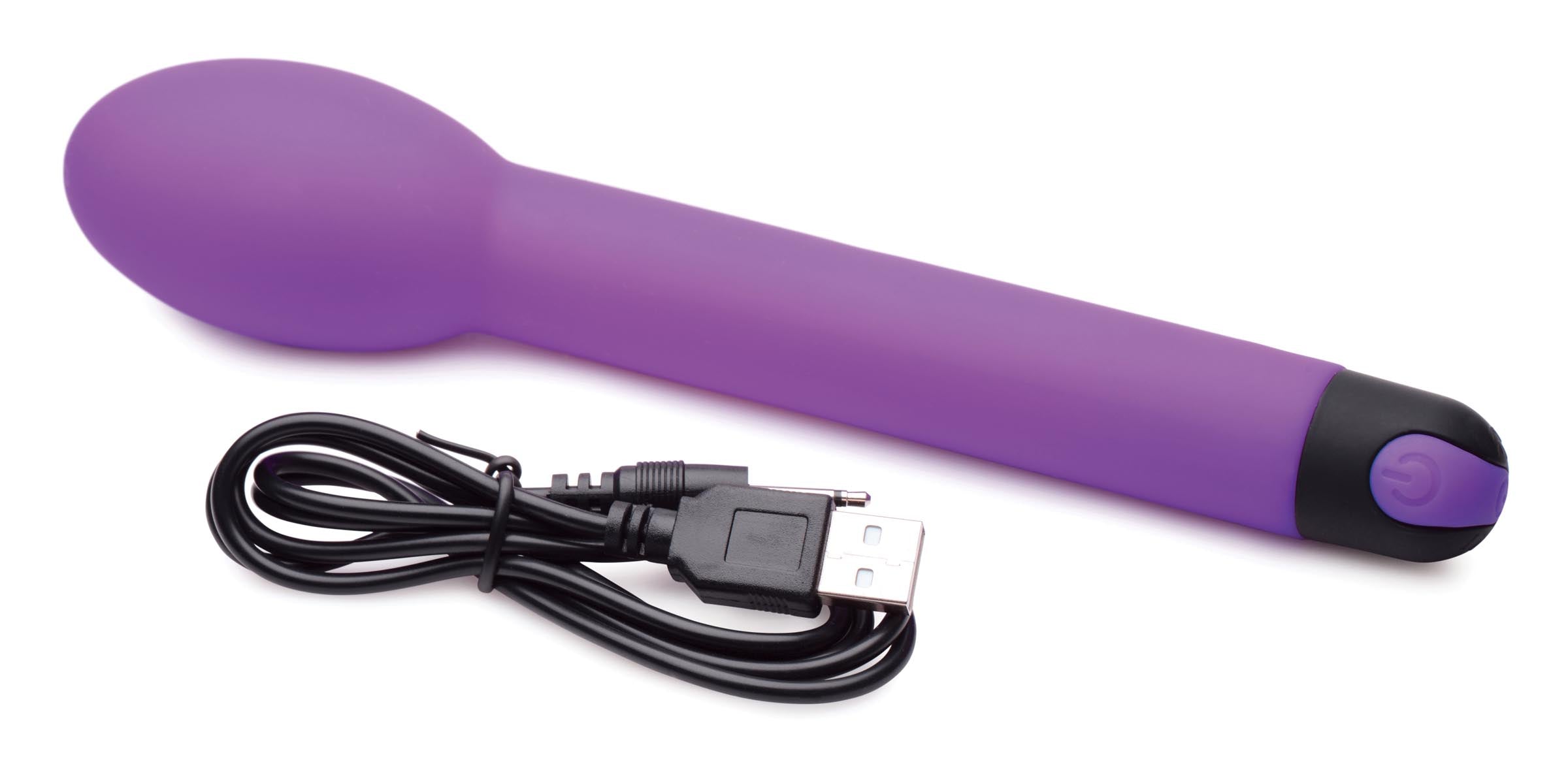 Bang! 10X Silicone G-Spot Vibrator - Black Purple