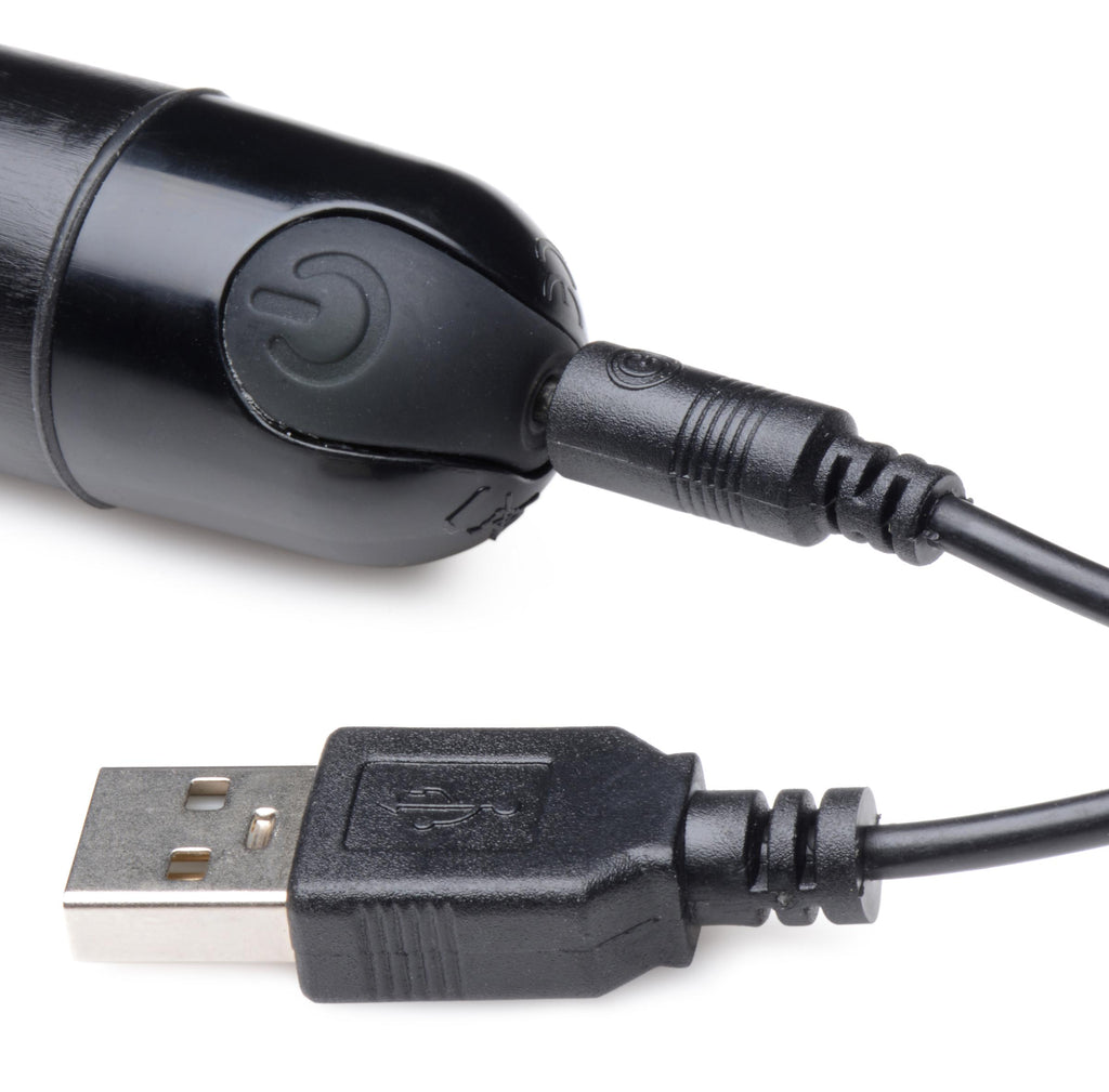 Bang! 10X Slim Metallic Bullet - Black Black