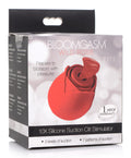 Bloomgasm Bloomgasm Wild Rose 10X Silicone Clit Stimulator Red