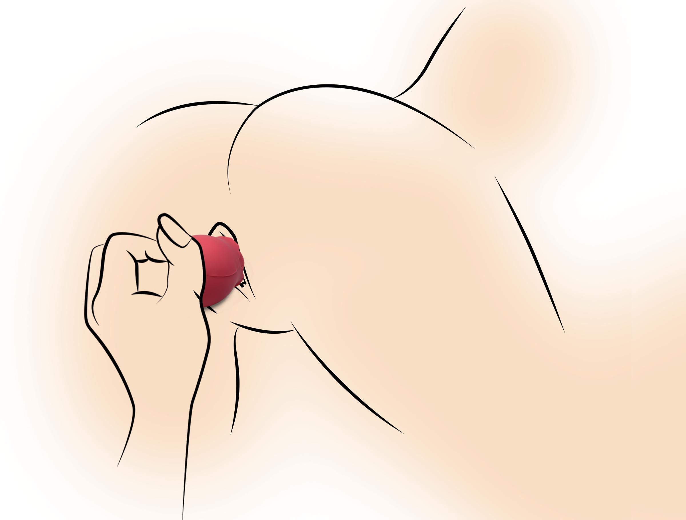 Bloomgasm Bloomgasm Wild Rose 10X Silicone Clit Stimulator Red