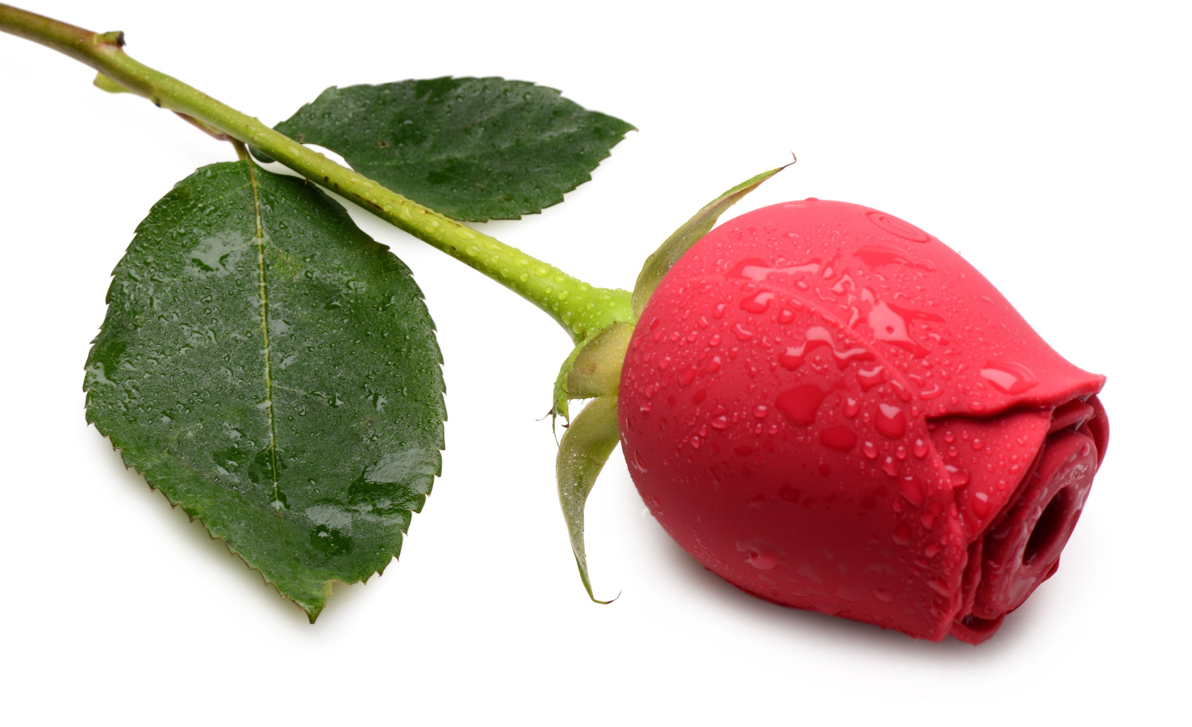 Bloomgasm Bloomgasm Wild Rose 10X Silicone Clit Stimulator Red