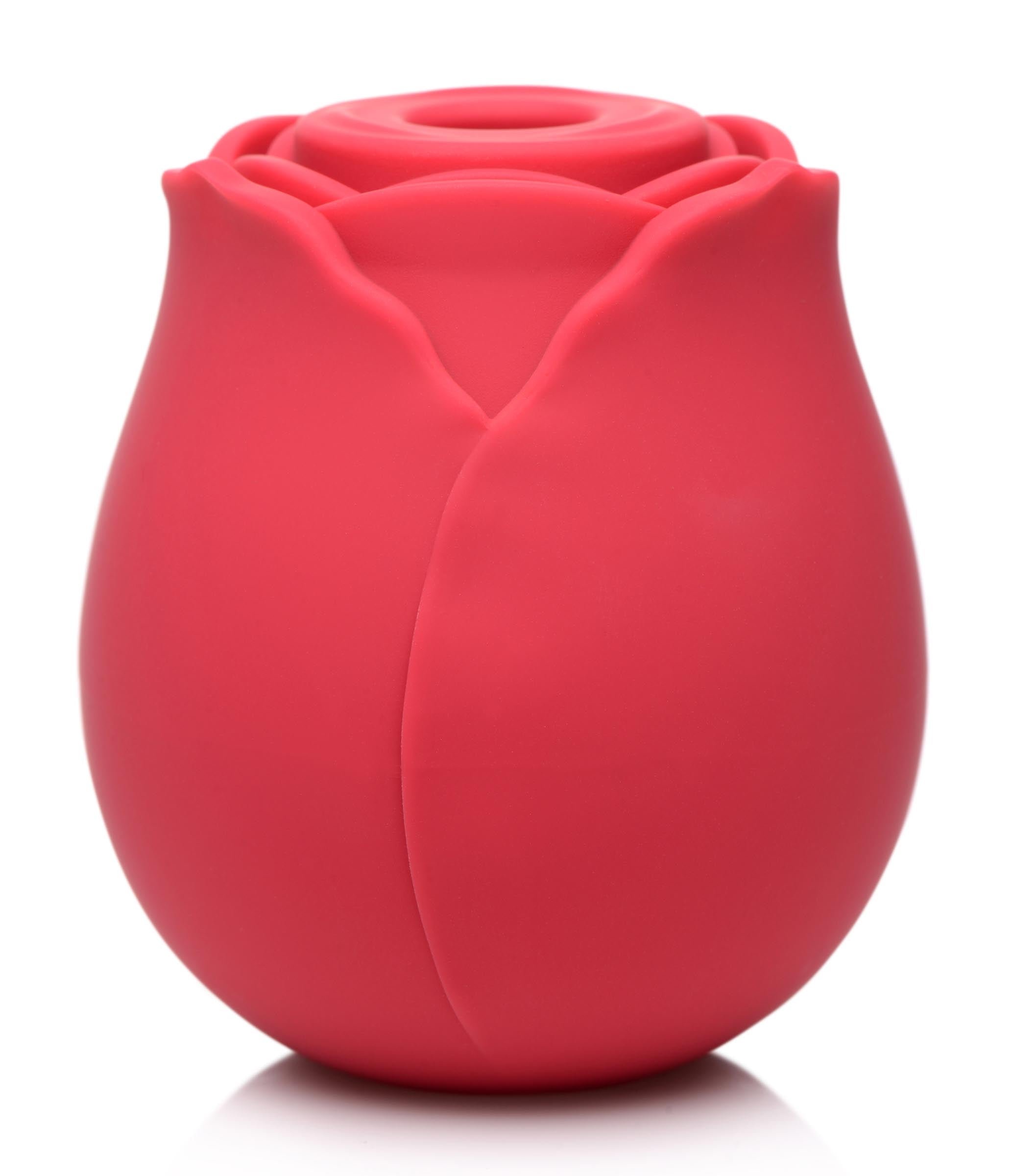 Bloomgasm Bloomgasm Wild Rose 10X Silicone Clit Stimulator Red