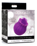 Bloomgasm Bloomgasm Wild Violet 10X Silicone Clit Licking Stimulator - Purple Purple