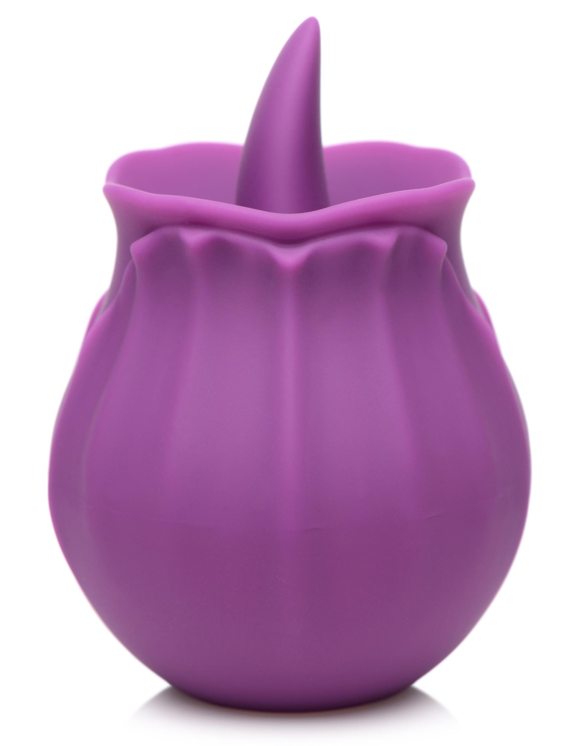Bloomgasm Bloomgasm Wild Violet 10X Silicone Clit Licking Stimulator - Purple Purple