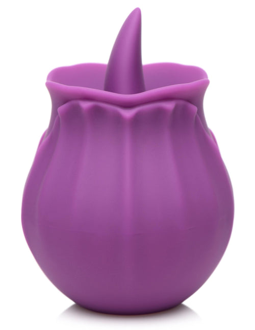Bloomgasm Bloomgasm Wild Violet 10X Silicone Clit Licking Stimulator - Purple Purple