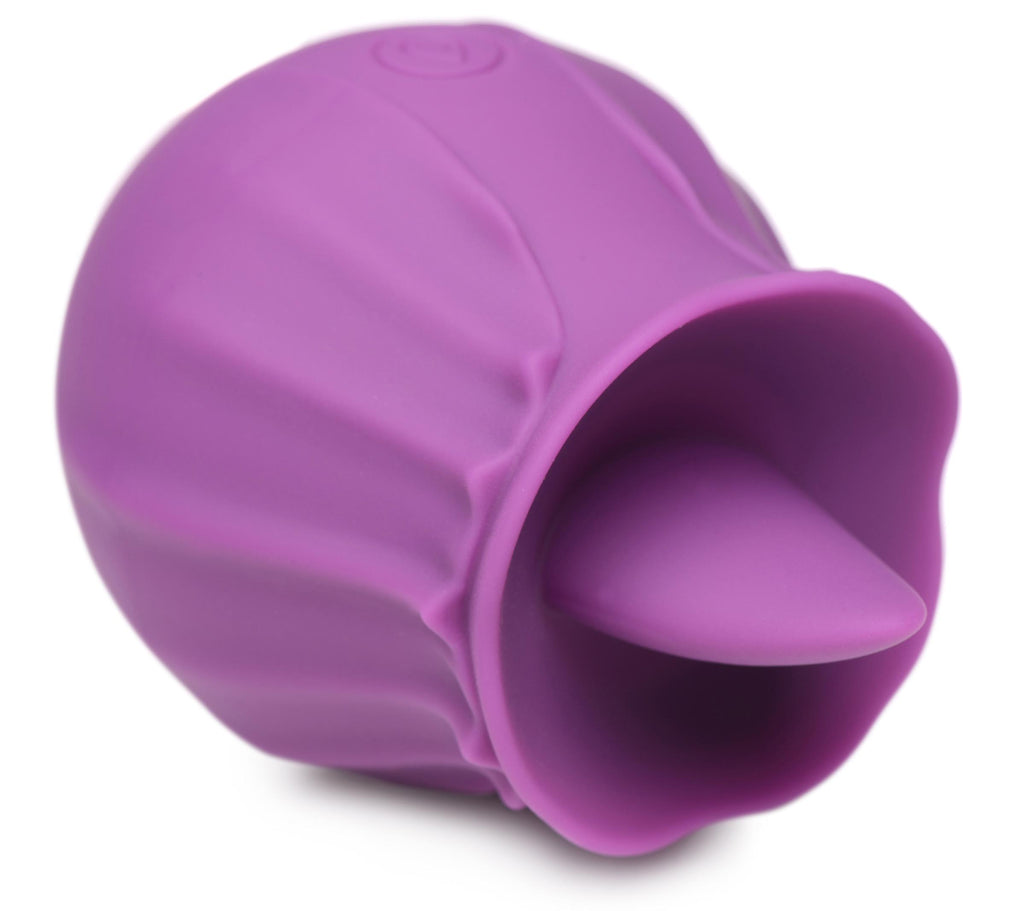 Bloomgasm Bloomgasm Wild Violet 10X Silicone Clit Licking Stimulator - Purple Purple
