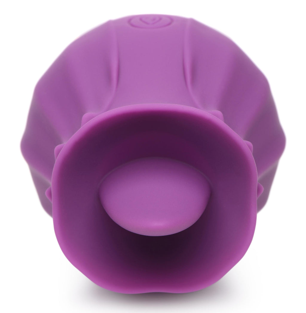 Bloomgasm Bloomgasm Wild Violet 10X Silicone Clit Licking Stimulator - Purple Purple