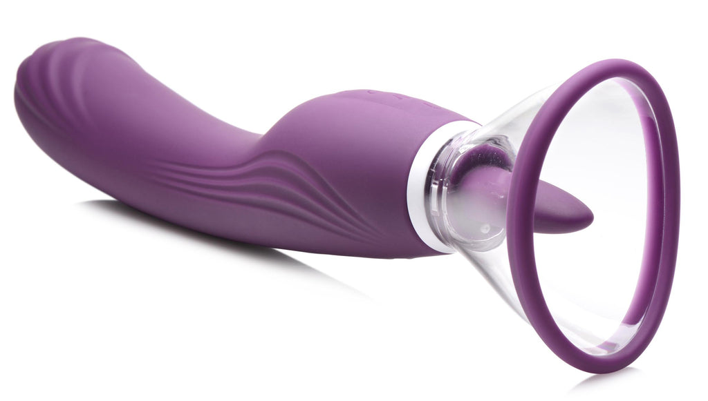 Lickgasm Lickgasm 8X Licking and Sucking Vibrator Purple